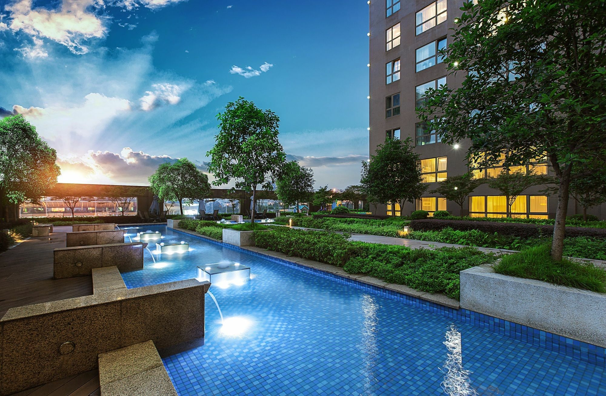 Oakwood Residence Funder Ченду Екстер'єр фото